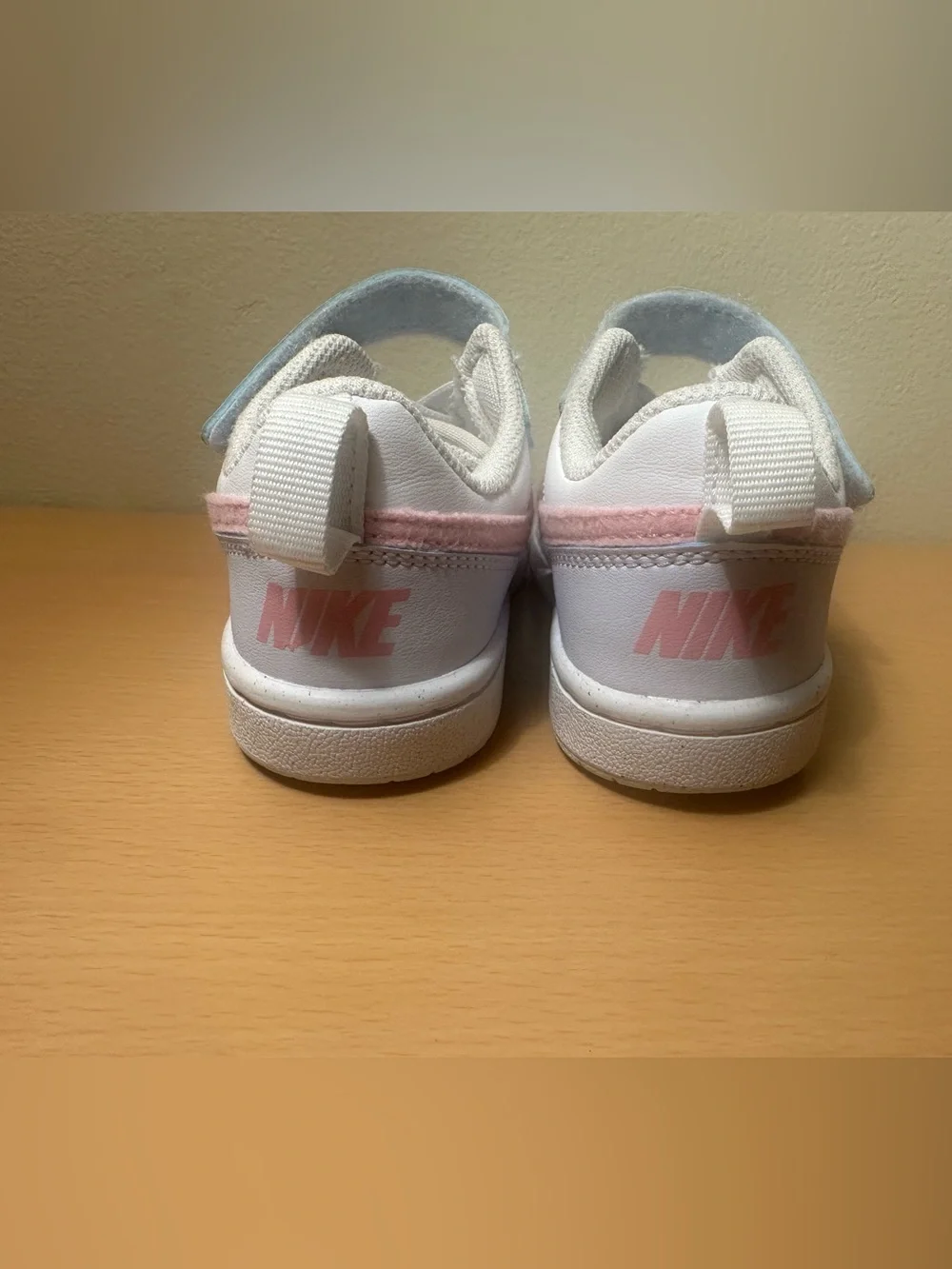 Nike Court Borough Low Essential White Rising Pink Shoes Size 11C